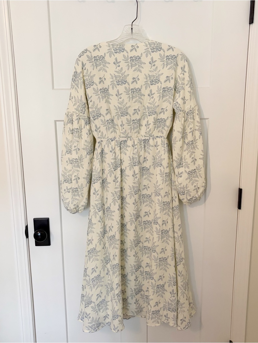 NWT Ada Faye BEXLEY DRESS - BLUE FLORAL maxi dress XS - Picture 6 of 8